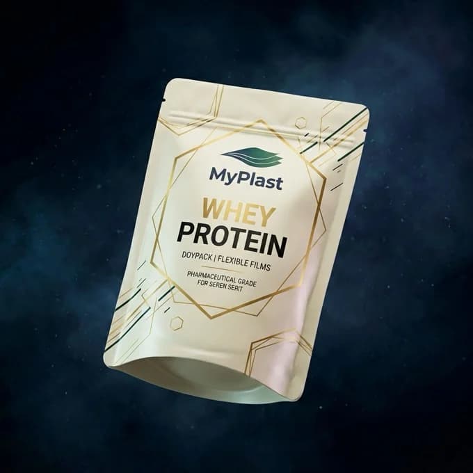 MyPlast Doypack Protein Powder Packaging - Sports Nutrition Pouch