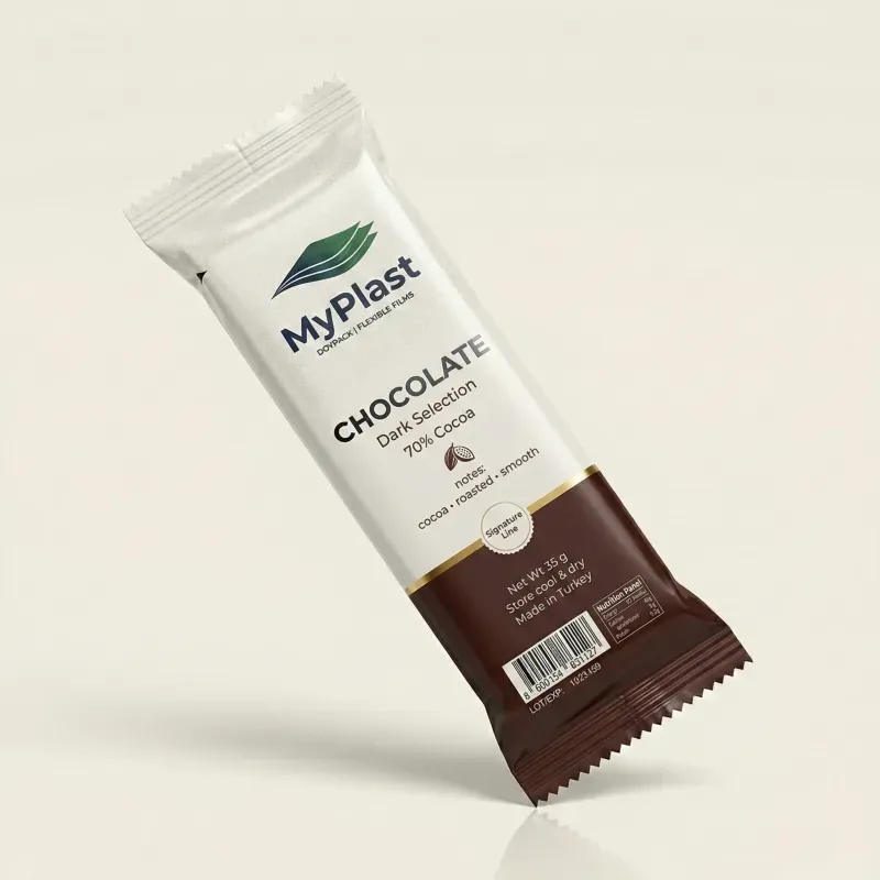 Chocolate flexible packaging example - MyPlast