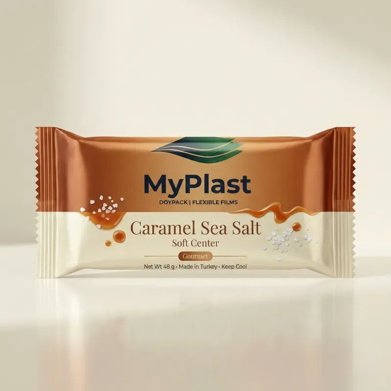 Chocolate flexible packaging example - MyPlast