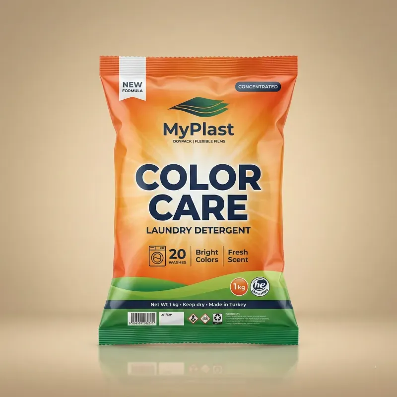 Detergent flexible packaging example - MyPlast