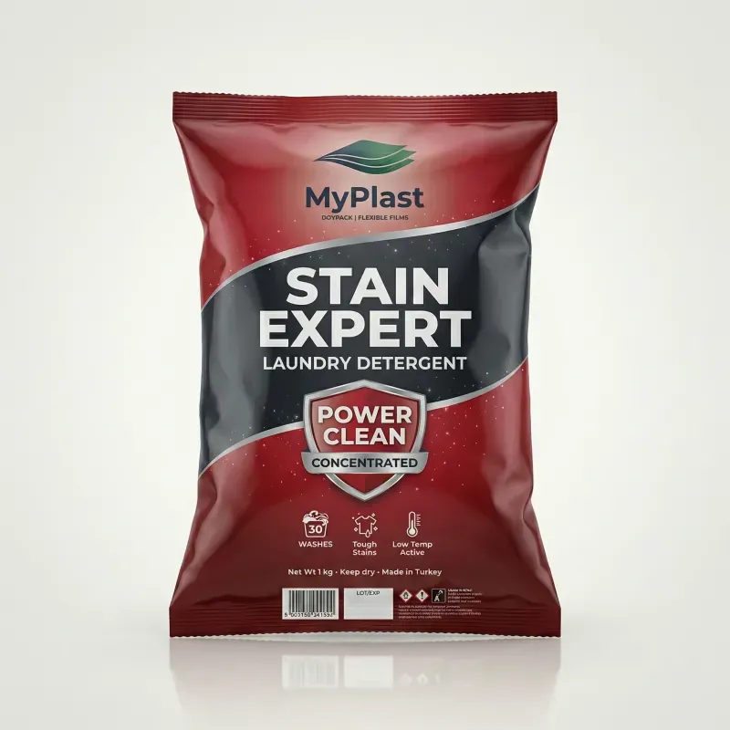 Detergent flexible packaging example - MyPlast