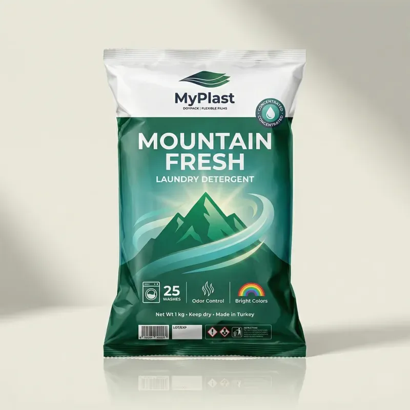Detergent flexible packaging example - MyPlast