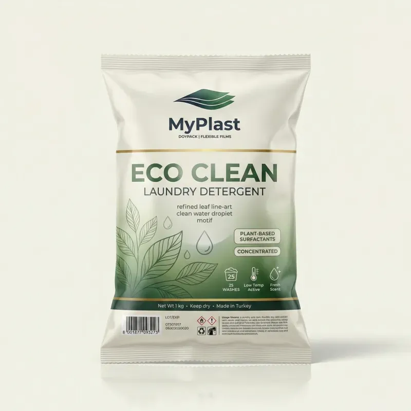 Detergent flexible packaging example - MyPlast