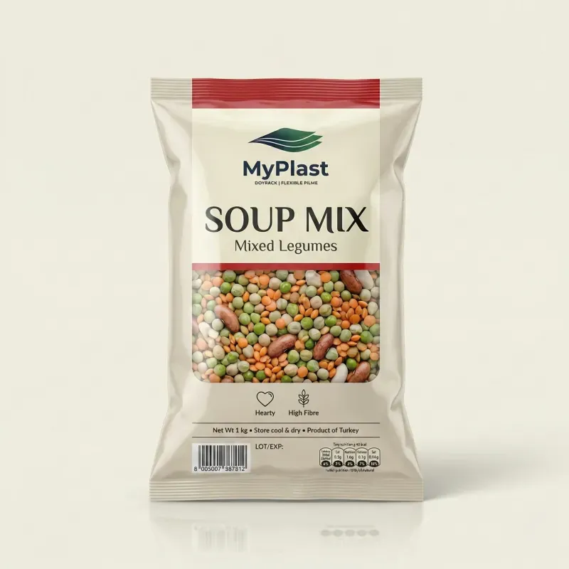 Legumes flexible packaging example - MyPlast