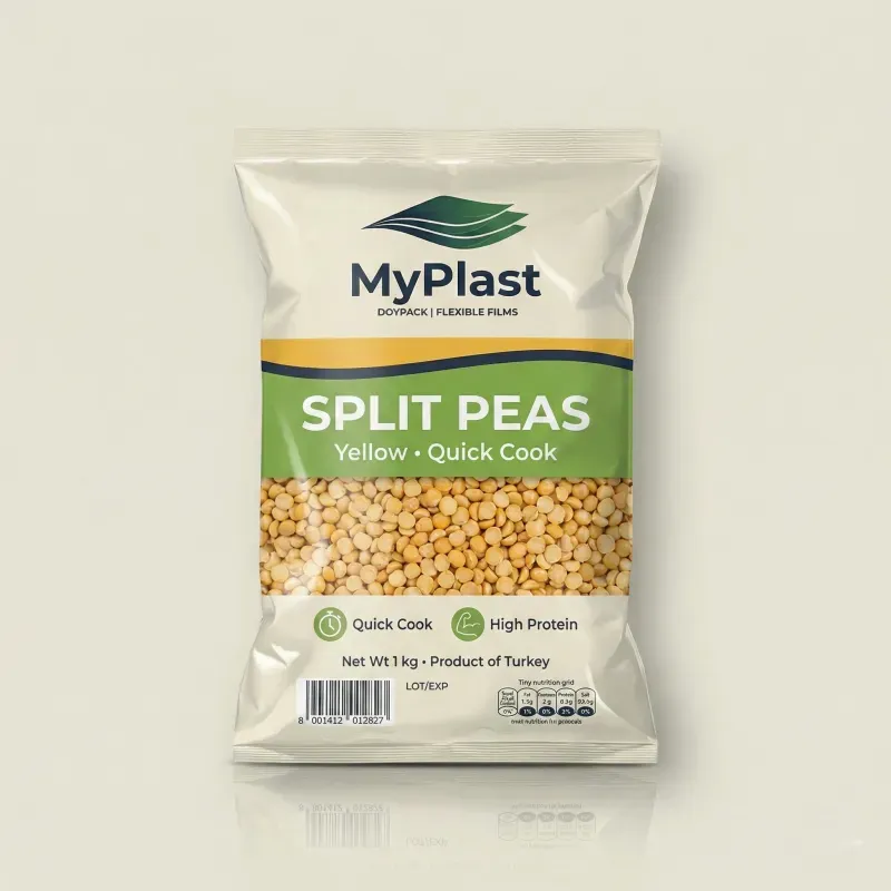 Legumes flexible packaging example - MyPlast