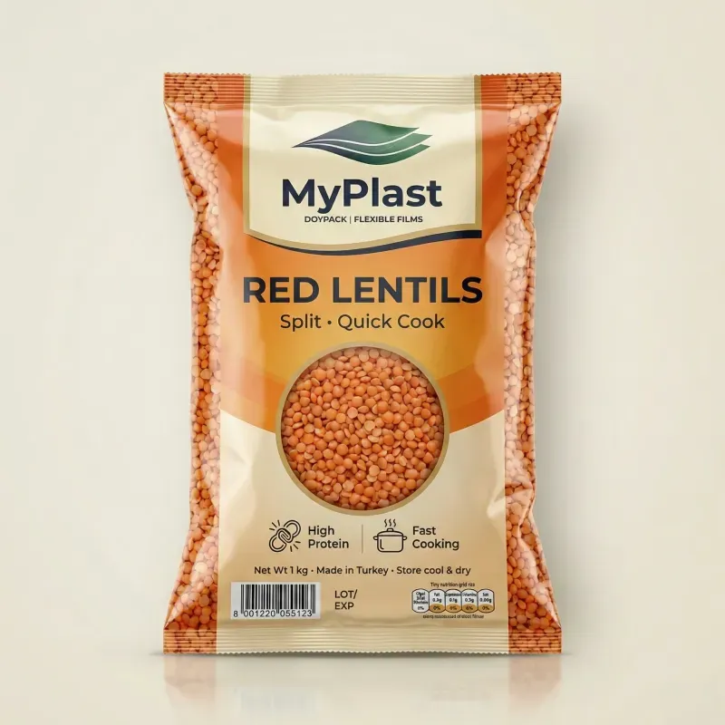 Legumes flexible packaging example - MyPlast