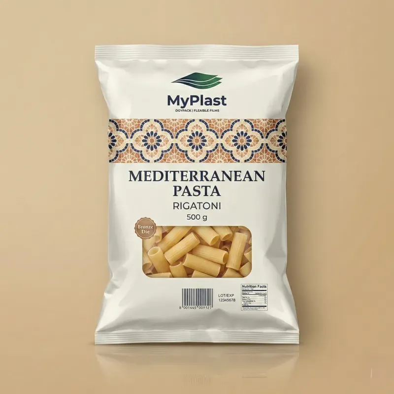 Pasta flexible packaging example - MyPlast