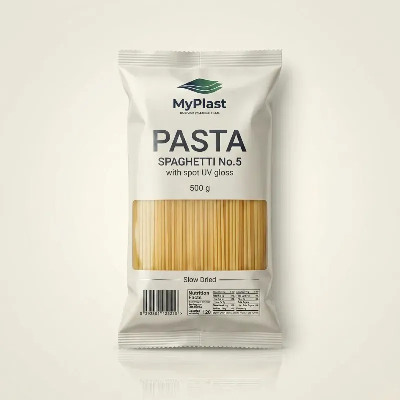 Pasta flexible packaging example - MyPlast